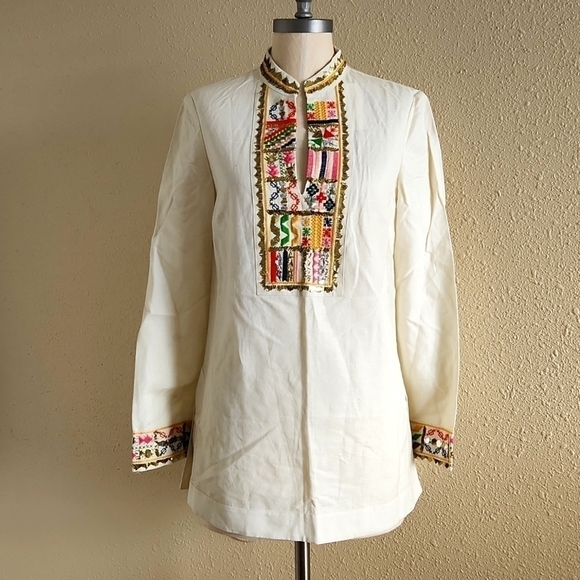 𝅺RARE Tory Burch Blouse/Tunic - Picture 1 of 16